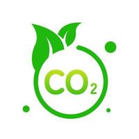 carbono dióxido compensações e créditos. co2 gás redução conceito ilustração plano Projeto ícone editável vetor eps10 para logotipo, infográfico, poster