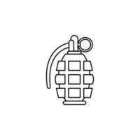 Grenade vetor ícone ilustração