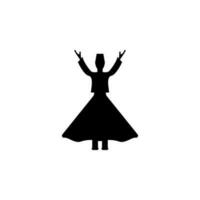 turco danças vetor ícone ilustração