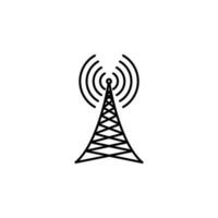 antena, ondas vetor ícone ilustração