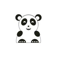 panda vetor ícone ilustração