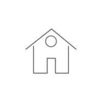 logotipo casa vetor ícone ilustração
