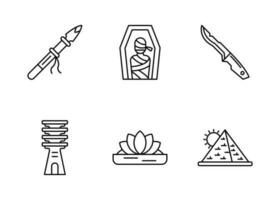 Egito único vetor ícone