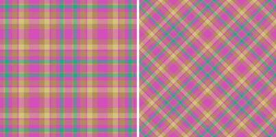 fundo vetor tartan. tecido têxtil padronizar. textura Verifica xadrez desatado.