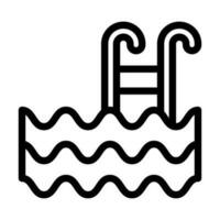 design de ícone de piscina vetor