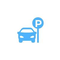 ícone de estacionamento vetor