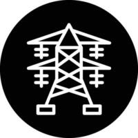 design de ícone de vetor de torre elétrica