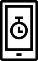 ilustração vetorial de cronômetro em ícones de símbolos.vector de qualidade background.premium para conceito e design gráfico. vetor