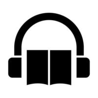 audio livro ícone Projeto vetor