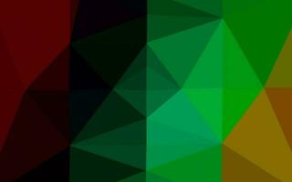 textura poligonal abstrata de vetor de arco-íris multicolorido escuro.