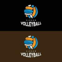 voleibol logotipo, esporte simples projeto, mundo Esportes torneio vetor, ilustração símbolo ícone vetor