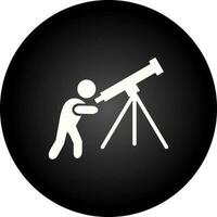 ajustando o ícone do vetor do telescópio