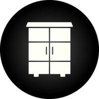 ícone de vetor de armário de prateleiras