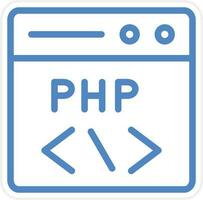 php codificação vetor ícone estilo