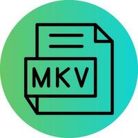 mkv vetor ícone Projeto