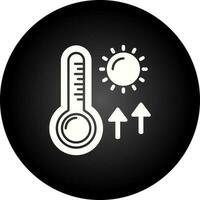 ícone de vetor de altas temperaturas