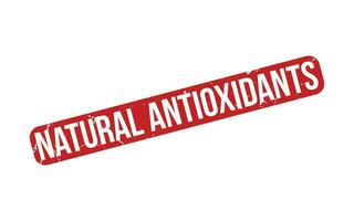 natural antioxidantes borracha grunge carimbo foca vetor