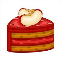maçã bolos dentro vetor ilustração