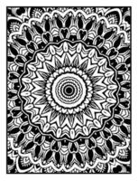 mandalas coloração livro, oriental terapia, esboço mandala coloração página, decorativo volta ornamento, anti estresse terapia, padronizar tecer Projeto vetor