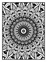 mandalas coloração livro, oriental terapia, esboço mandala coloração página, decorativo volta ornamento, anti estresse terapia, padronizar tecer Projeto vetor