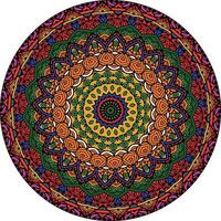 abstrato colorida mandala fundo . incomum flor forma. oriental. antiestresse terapia padrões. tecer Projeto elementos vetor