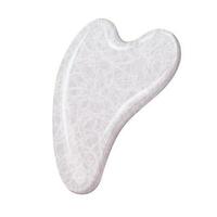 gua sha para face e corpo massagem fez do natural pedra, branco ágata, rosa quartzo. conceito para pele Cuidado, autocuidados. na moda vetor ilustração.