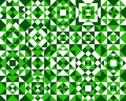 branco e verde cerâmico telha padrão, mosaico chão vetor