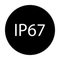 ip67 ip67 padrão à prova d'água ícone vetor para gráfico projeto, logotipo, local na rede Internet, social meios de comunicação, Móvel aplicativo, ui