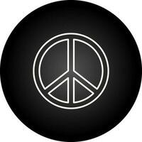ícone de vetor de pacifismo