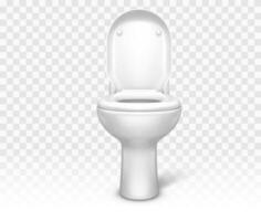 banheiro com assento. branco cerâmico lavatório tigela vetor