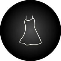 ícone de vetor de vestido de noite