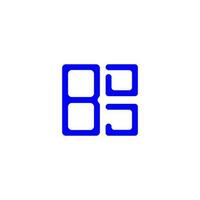 design criativo do logotipo da letra bdj com gráfico vetorial, logotipo simples e moderno bdj. vetor