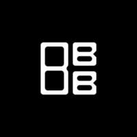 design criativo do logotipo da carta bbb com gráfico vetorial, logotipo simples e moderno do bbb. vetor