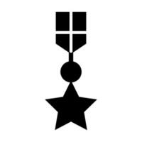 design de ícone de medalha de honra vetor