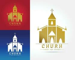modelo logotipo Igreja vetor