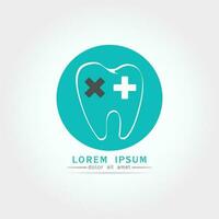 dental logotipos modelos vetor