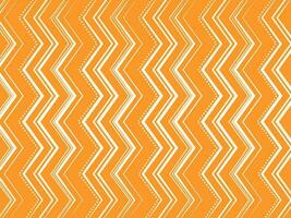 abstrato zig zag linhas padronizar fundo dentro laranja e branco cor. vetor