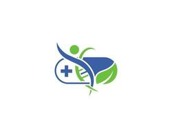 farmacia comprimido com pessoas silhueta logotipo ícone Projeto médico símbolo vetor modelo.