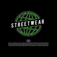 streetwear gráfico Projeto Ideias customizar Projeto modelos vetor