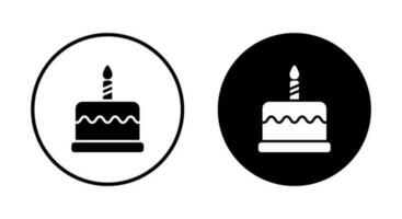 aniversário bolo ícone vetor isolado em branco fundo