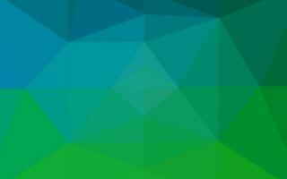 layout poligonal abstrato de vetor azul e verde claro.