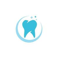 ilustração em vetor design de logotipo dental