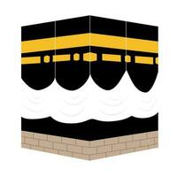 kaaba islâmico construção ilustração vetor