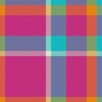 vetor desatado tartan. xadrez Verifica têxtil. textura fundo padronizar tecido.