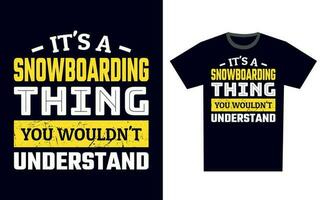 snowboard t camisa Projeto modelo vetor