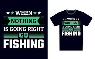 pescaria t camisa Projeto modelo vetor