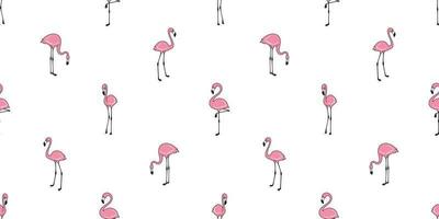 flamingo desatado padronizar vetor Rosa flamingos cachecol isolado telha repetir papel de parede ilustração fundo