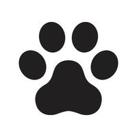 cachorro pata vetor pegada logotipo ícone símbolo gráfico ilustração gato francês buldogue desenho animado