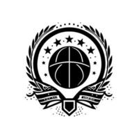 Ponto grande com nosso dinâmico basquetebol logotipo Projeto. isto negrito e desportivo ilustração é perfeito para equipes e relacionado a esportes marcas. vetor