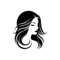 feminino logotipo Projeto exala graça e sofisticação, perfeito para marcas olhando para mostruário seus elegância e refinamento. vetor